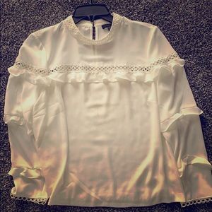 J Crew Ivory blouse